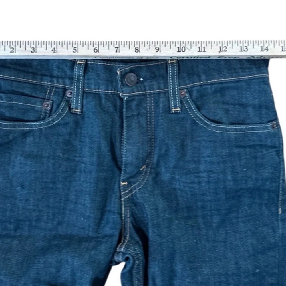 Levi's Men's Dark Wash 511 Straight Leg Jeans - Blue